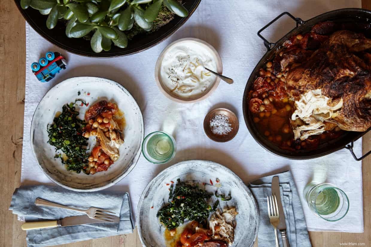 Une recette de poulet au chorizo ​​et yaourt au citron 