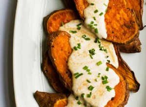 Recette de patate douce au four avec harissa et crème sure de Nigel Slater 