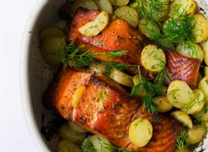 Recette de saumon fumé à chaud, pommes de terre et aneth de Nigel Slater 