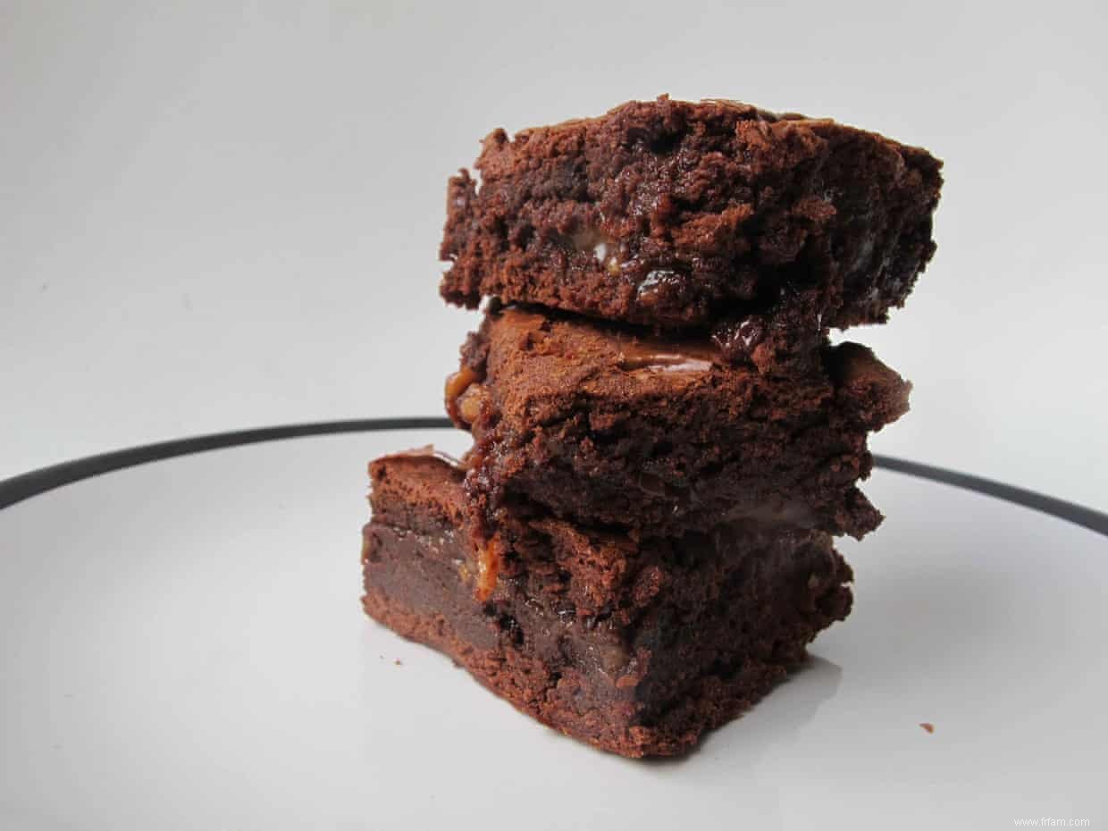 Comment faire cuire les parfaits brownies au caramel salé 