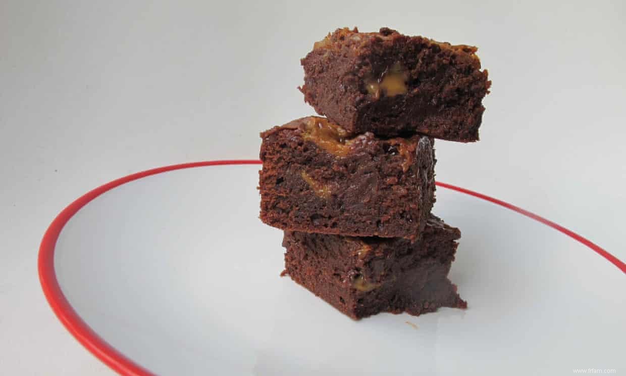 Comment faire cuire les parfaits brownies au caramel salé 