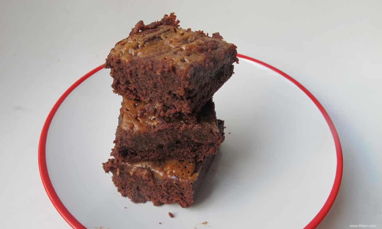 Comment faire cuire les parfaits brownies au caramel salé 