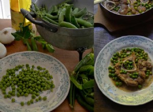 La recette du jarret de veau braisé aux petits pois et oignons de Rachel Roddy 