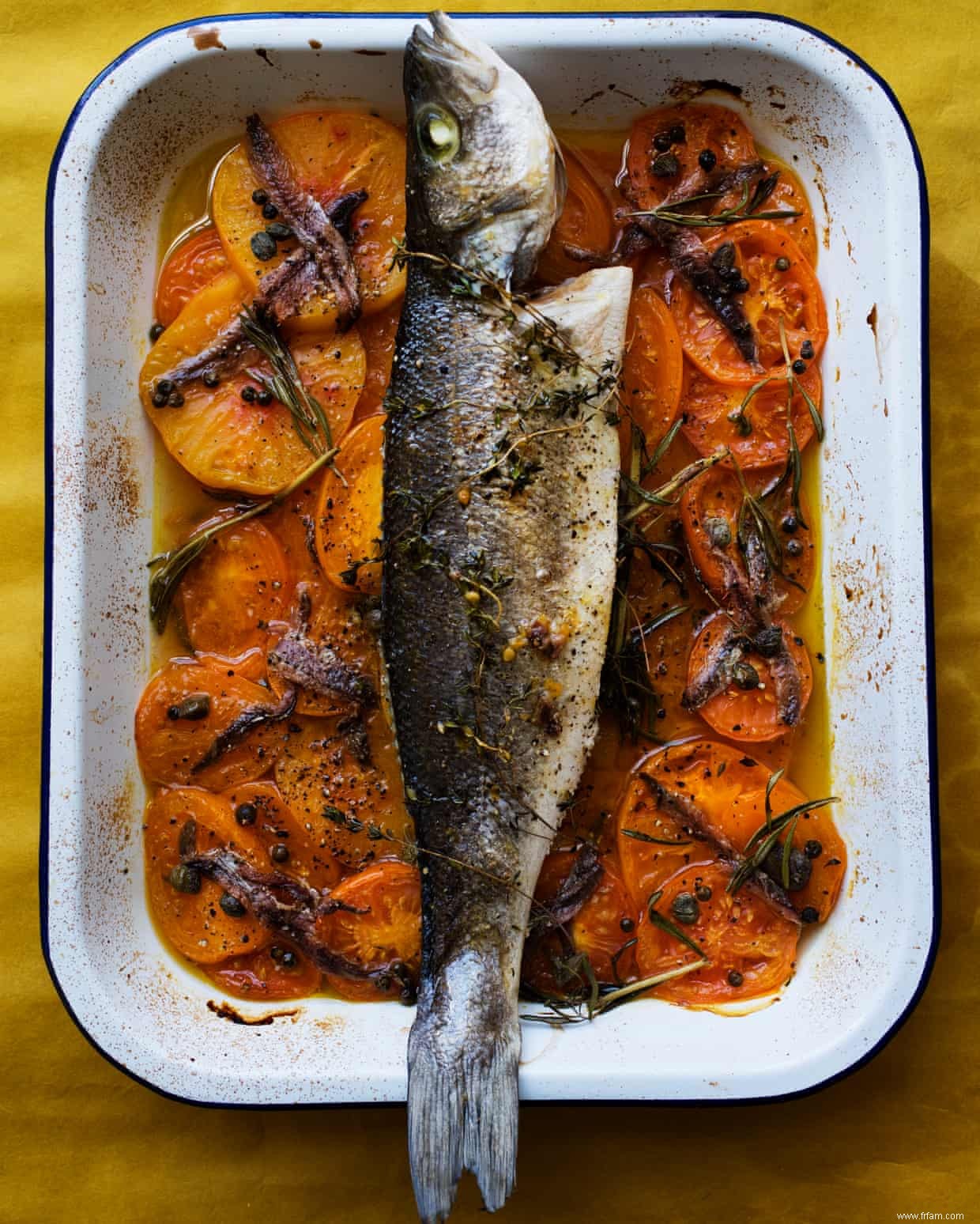 Les recettes de dorade cuite à la vapeur et de bar au four de Nigel Slater 