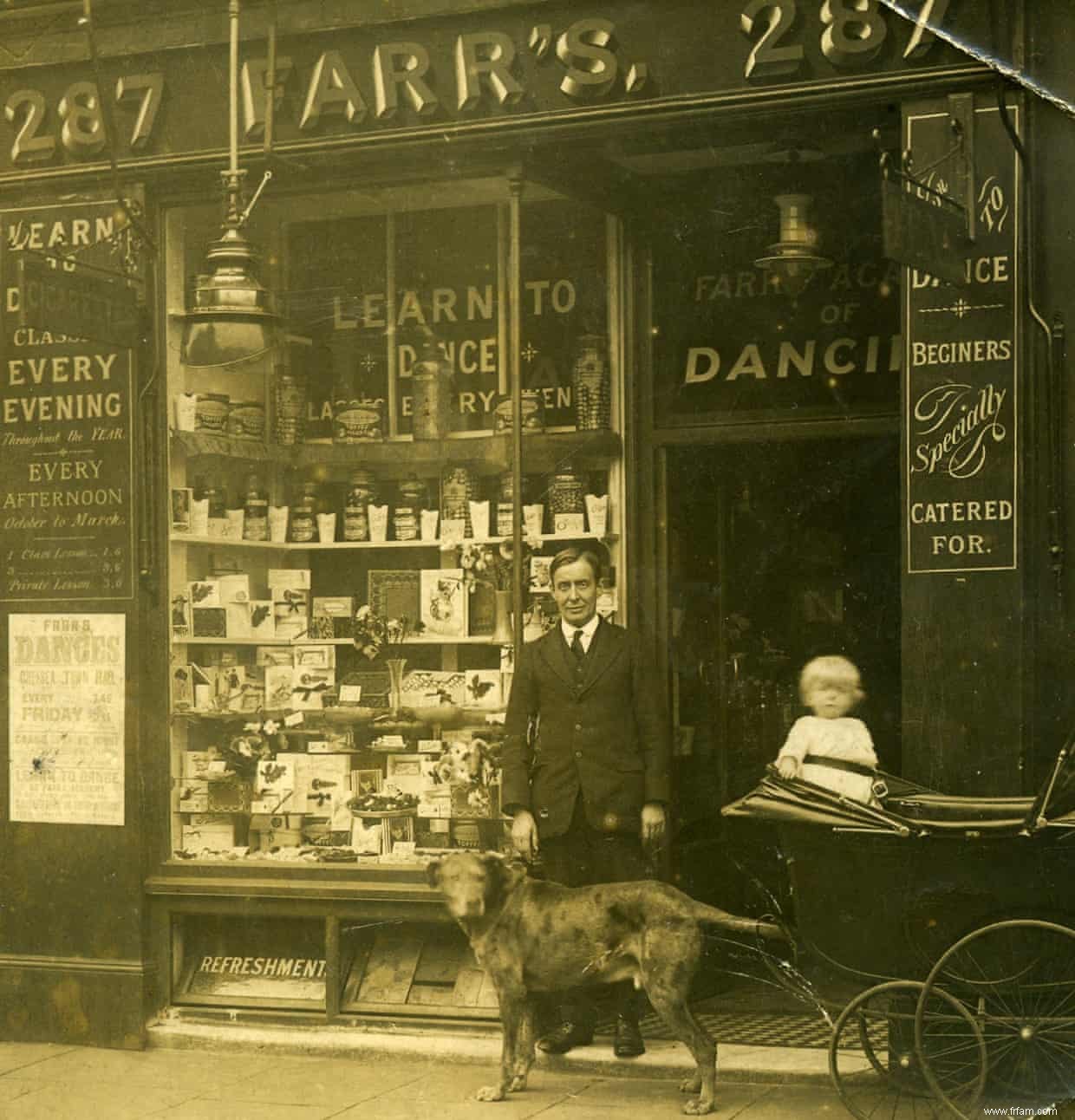 Vie de famille :Mon père et mon grand-père avec Don le chien; Rondo de Beethoven; Pavlova de Pat 