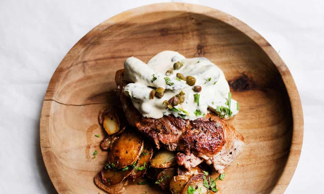 Recette de steak d agneau et vinaigrette aux câpres de Nigel Slater 