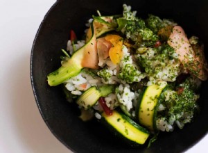 La recette du riz gluant aux courgettes et cornichons de Nigel Slater 