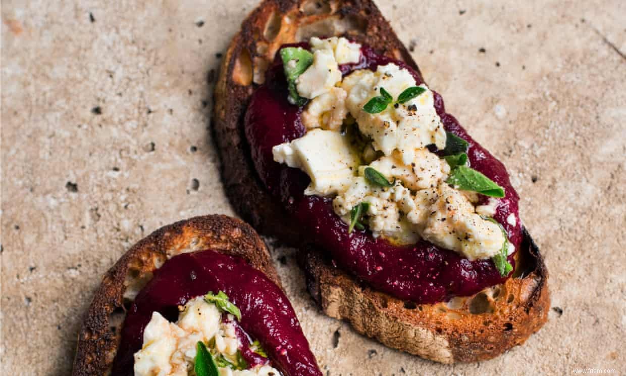 Les recettes de bruschetta et de tarama de Nigel Slater 