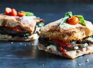 Pizza romaine à la parmigiana d aubergines de Stefano Manfredi 