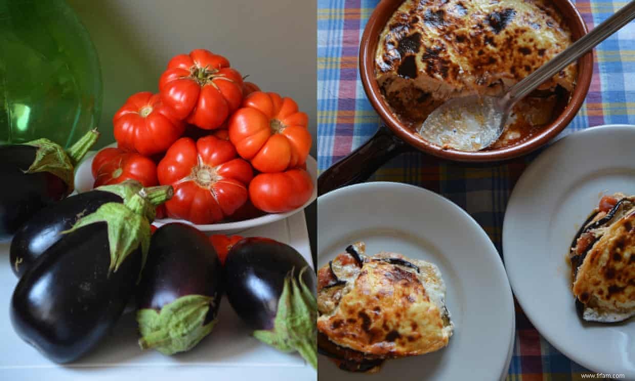 La recette de Rachel Roddy pour l aubergine, la tomate et la ricotta 