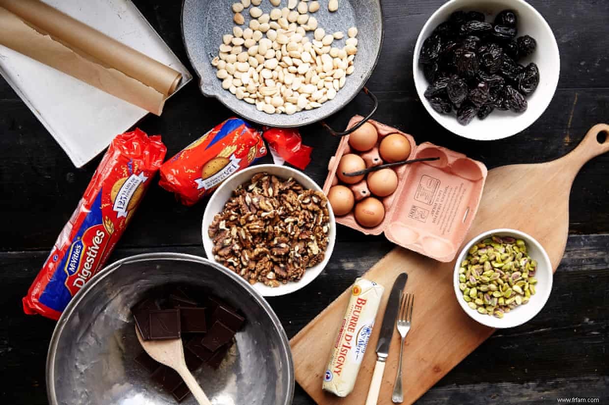 Sombre, décadent, délicieux :la recette du gâteau au réfrigérateur au chocolat de Jeremy Lee 