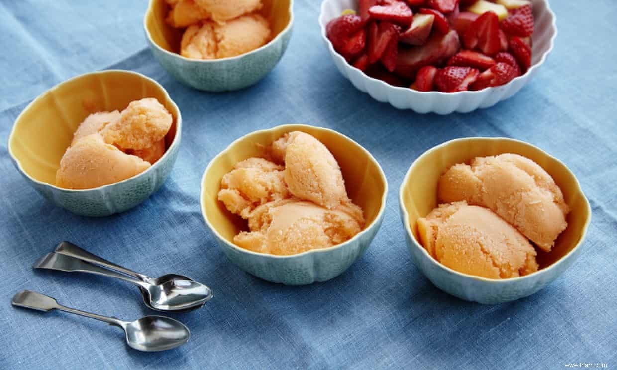 Une recette de sorbet au melon capiteuse et rafraîchissante 