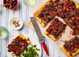 La recette de la pissaladière aux tomates, olives et anchois de Thomasina Miers 