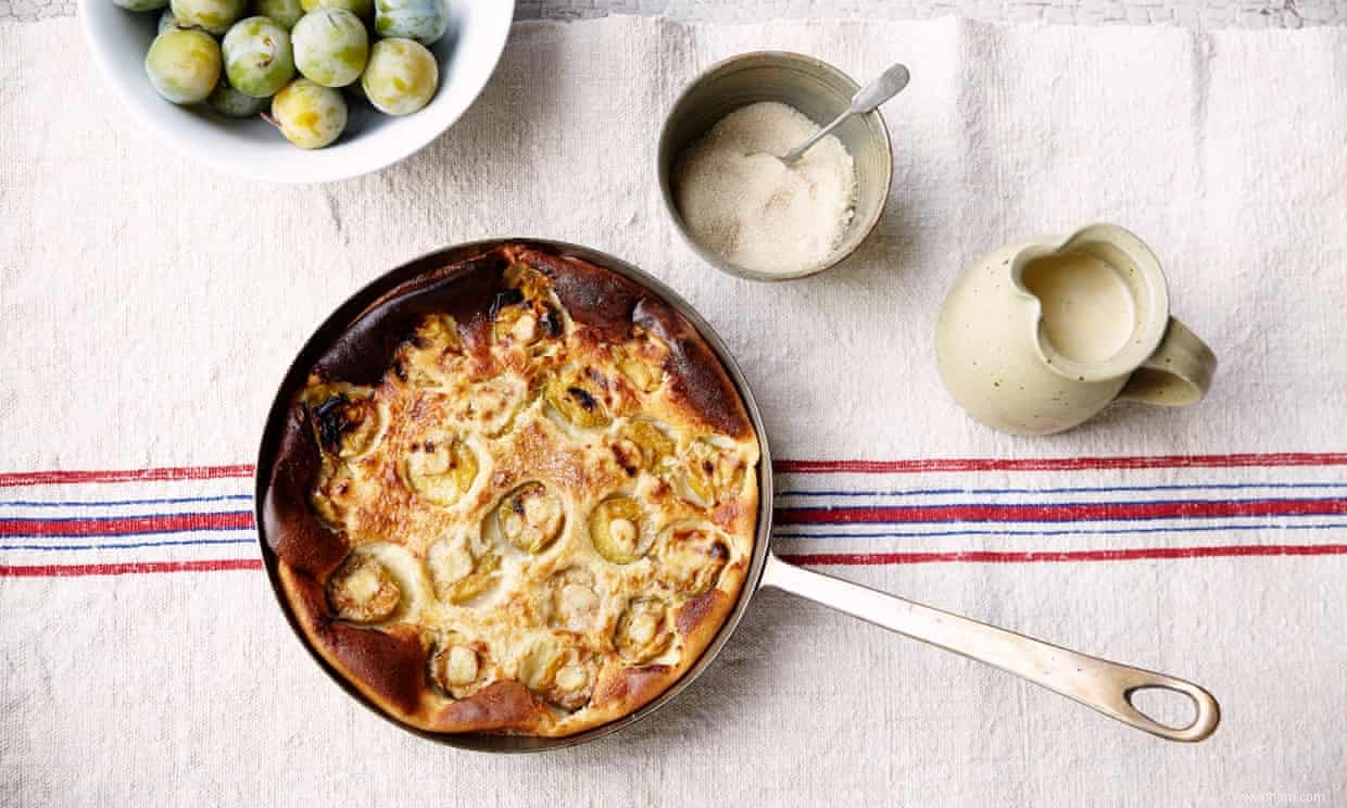 La recette du clafoutis de reine-claude de Jeremy Lee 