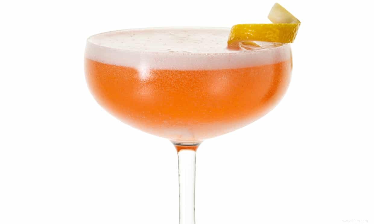 Cocktail de la semaine :Bubbly Jack Rose – recette 