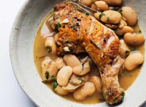 Poulet de Nigel Slater aux haricots blancs et au romarin 