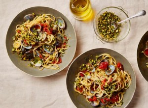 Recette de Thomasina Miers pour les palourdes siciliennes avec linguine 