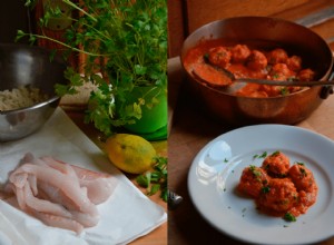 Polpette de poisson italienne dans une riche sauce tomate 