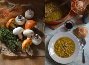 La recette de Rachel Roddy pour la soupe italienne aux cèpes et aux pommes de terre 