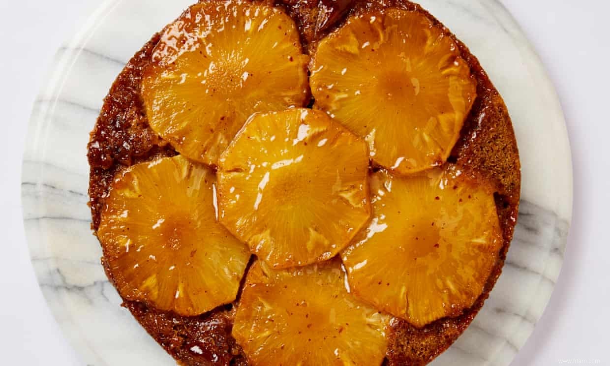 La recette de Meera Sodha pour le gâteau d amour végétalien à l ananas 