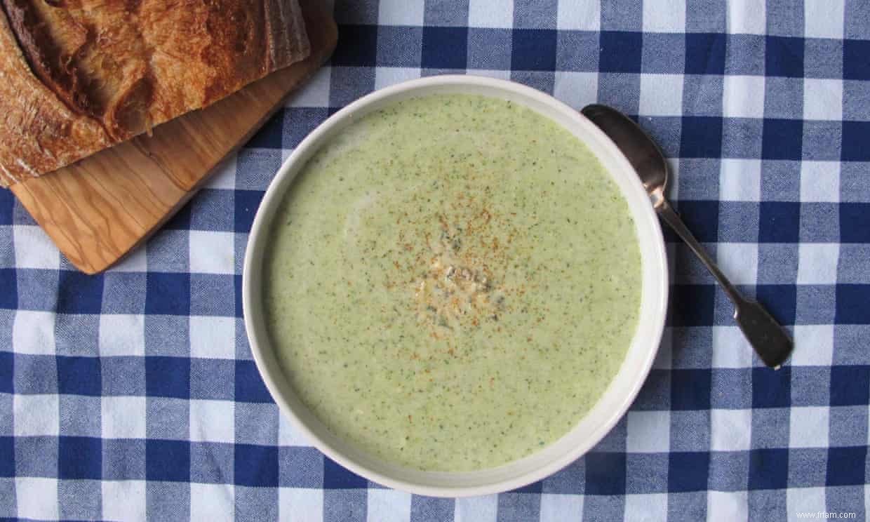 Comment faire la parfaite soupe au brocoli et au stilton 