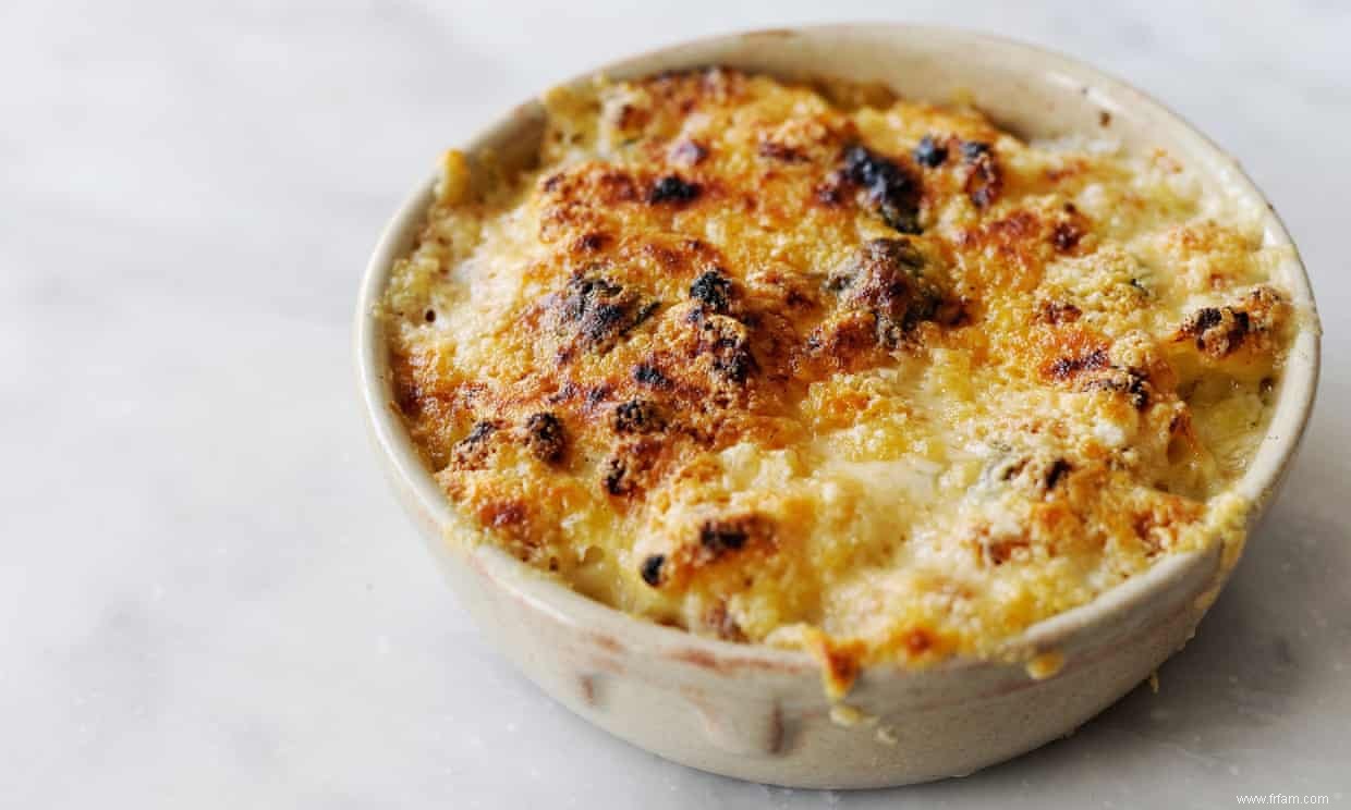 Macaroni au fromage de Tom Aikens au basilic et à l ail 