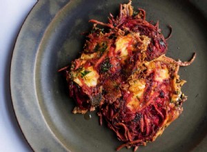 Rosti de betterave et de fromage de chèvre de Nigel Slater 