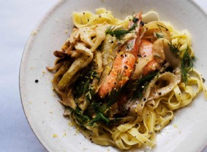 Fettuccine de Nigel Slater au fenouil et aux crevettes 