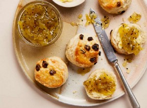 La recette de Tamal Ray des scones à la confiture de kiwi vert 