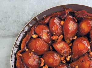 Tarte tatin aux poires et parmesan d Alice Hart et feuilleté au thym 