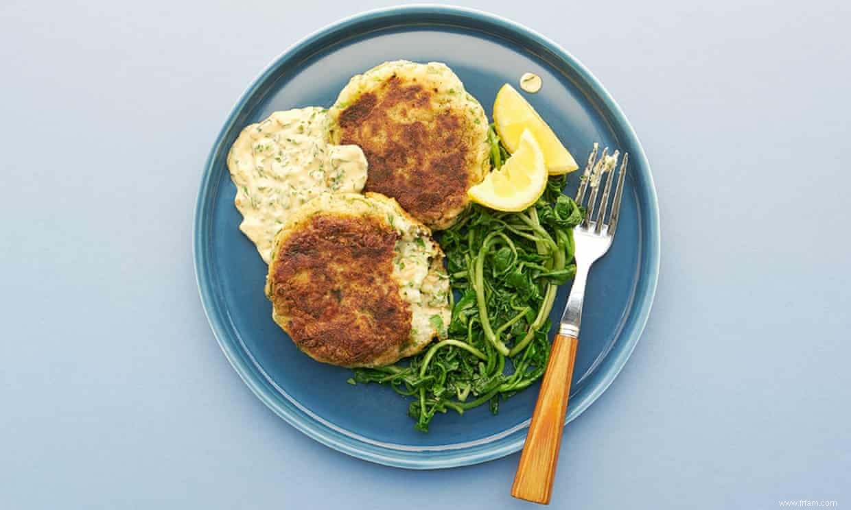 La recette de croquettes de poisson à la messine d ail des ours de Thomasina Miers 