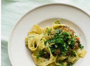 Recettes de lentilles de Nigel Slater avec pappardelle et bagatelle aux poires 