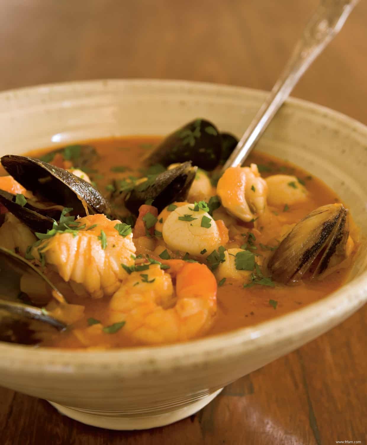 Recette de la bouillabaisse de territoire de l association des femmes de pays 