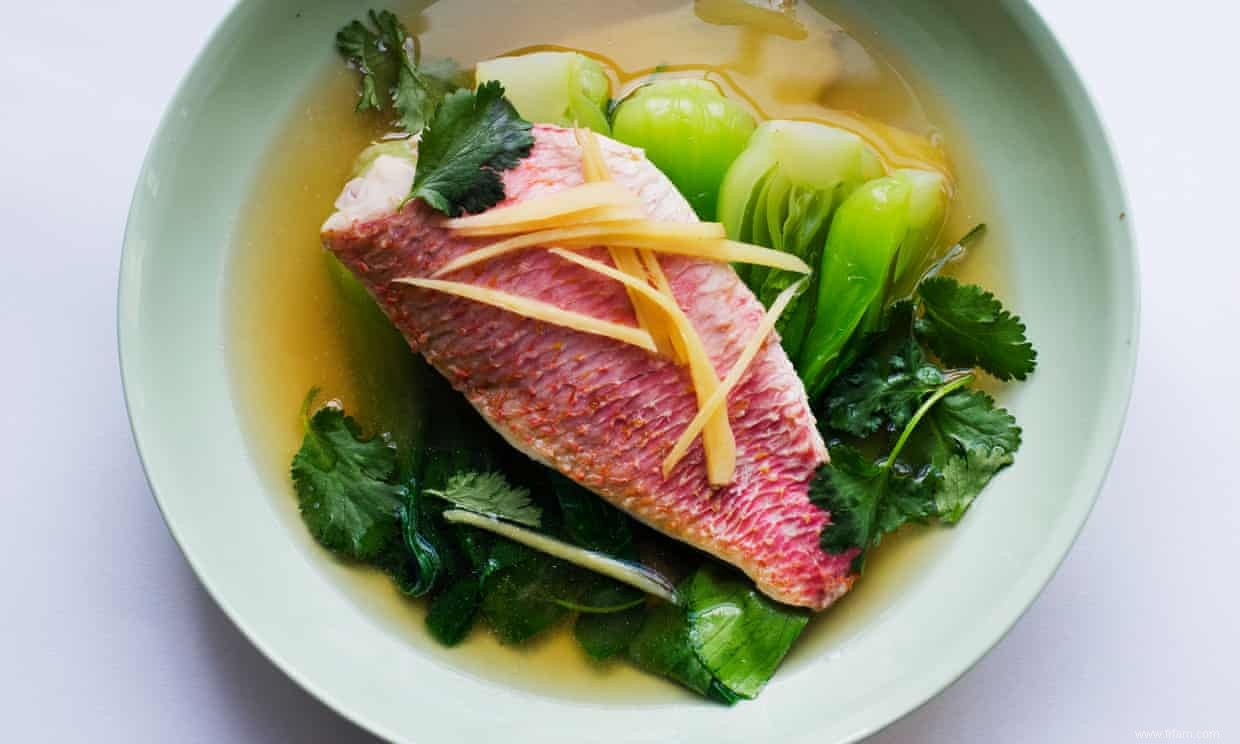 Recette du rouget rouget au pak choi de Nigel Slater 