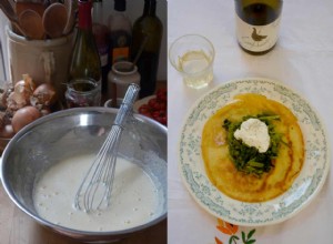 La recette des pancakes aux pois chiches de Rachel Roddy 