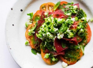 Recette bresaola, petits pois et feta de Nigel Slater 