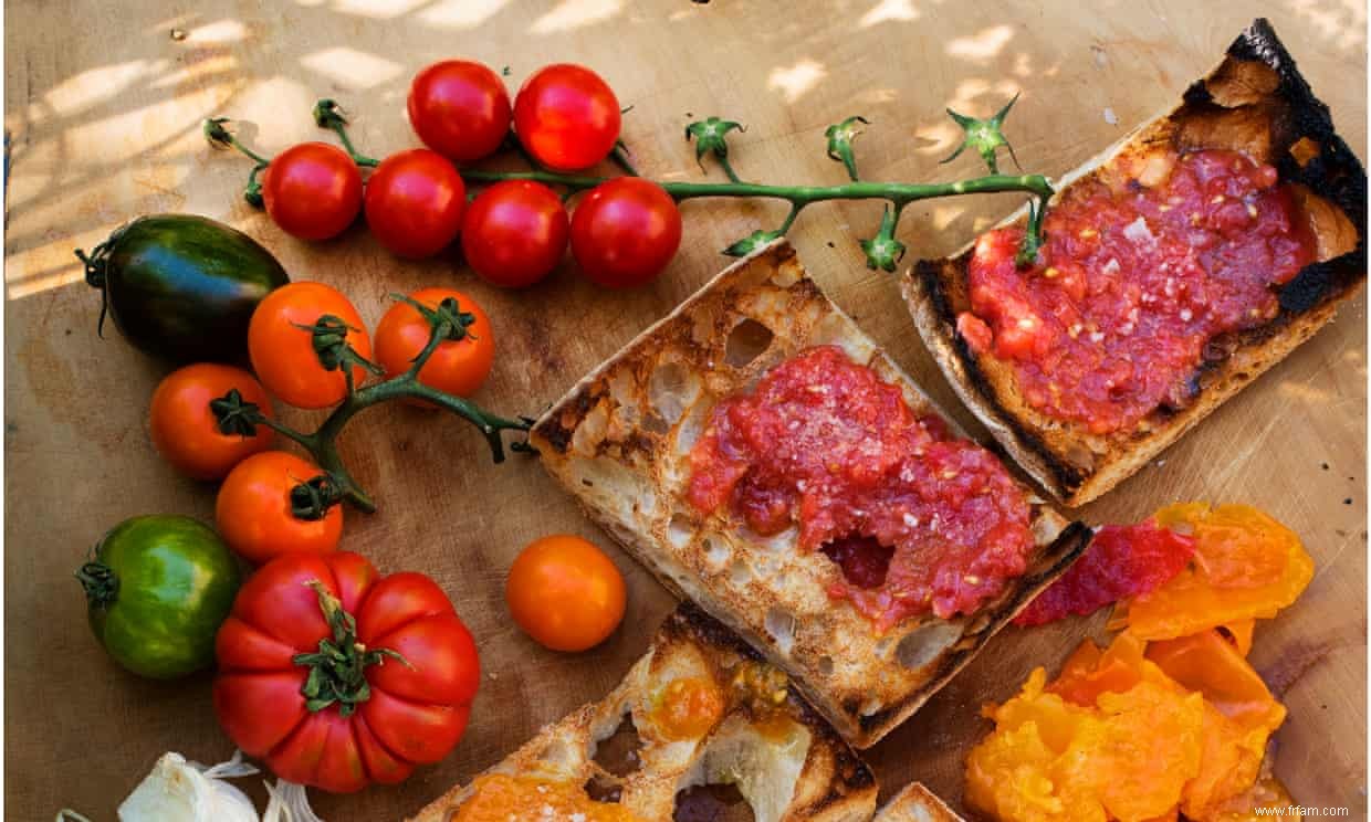 Les recettes de pan con tomate et focaccia de Nigel Slater 