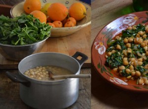 Recette de braisé aux pois chiches et aux épinards de Rachel Roddy 