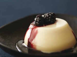 Panna cotta aux mûres balsamiques de Peter Gordon 