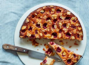 La recette du gâteau aux framboises, cardamome et amandes de Thomasina Miers 