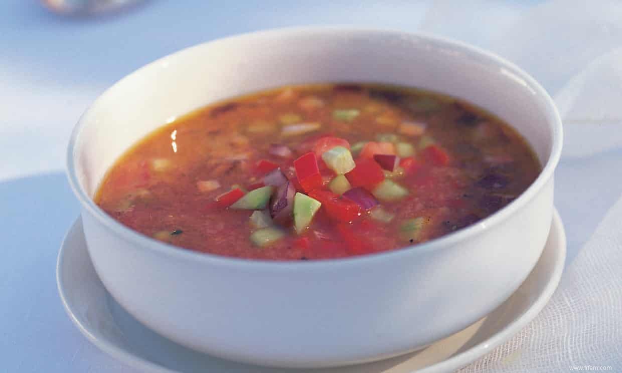 La recette du gaspacho andalou de Margaret Fulton 