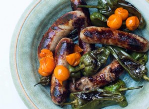 Recette de saucisses de Nigel Slater aux piments padron 