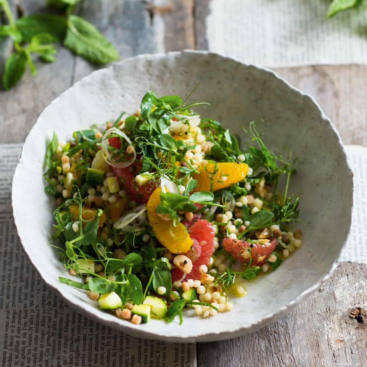 Samoussas maison et fregola de courgettes aux agrumes :20 meilleures recettes végétariennes et végétaliennes – partie 1 