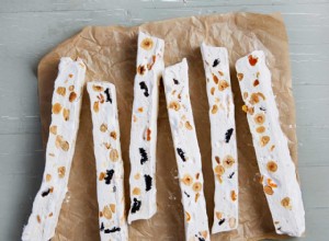 La recette du nougat blanc aux abricots secs et cerises de Tamal Ray 