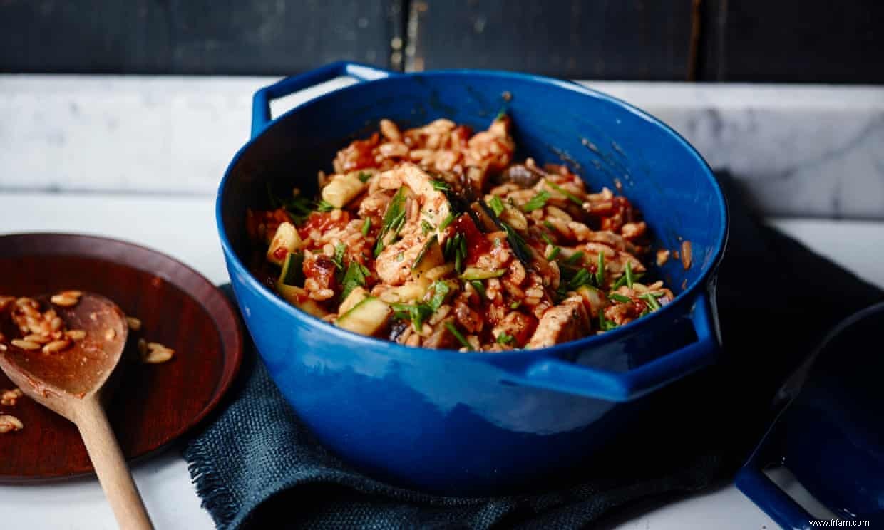 La recette de Joe Wicks pour le rat-a-tat au poulet et à l orzo 