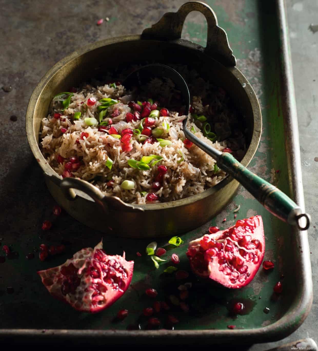 Sans viande :les recettes de curry de courge et de riz à la grenade de Peter Kuruvita 