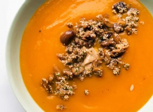 Recette de la soupe de butternut au tahini et aux châtaignes de Nigel Slater 