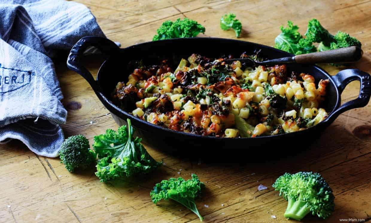 La recette du macaroni au fromage chou frisé et brocoli d Ali Recanati 