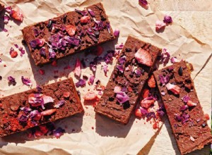 Recette de brownies au fudge au caramel et aux pépites de chocolat de Harriet Birrell 