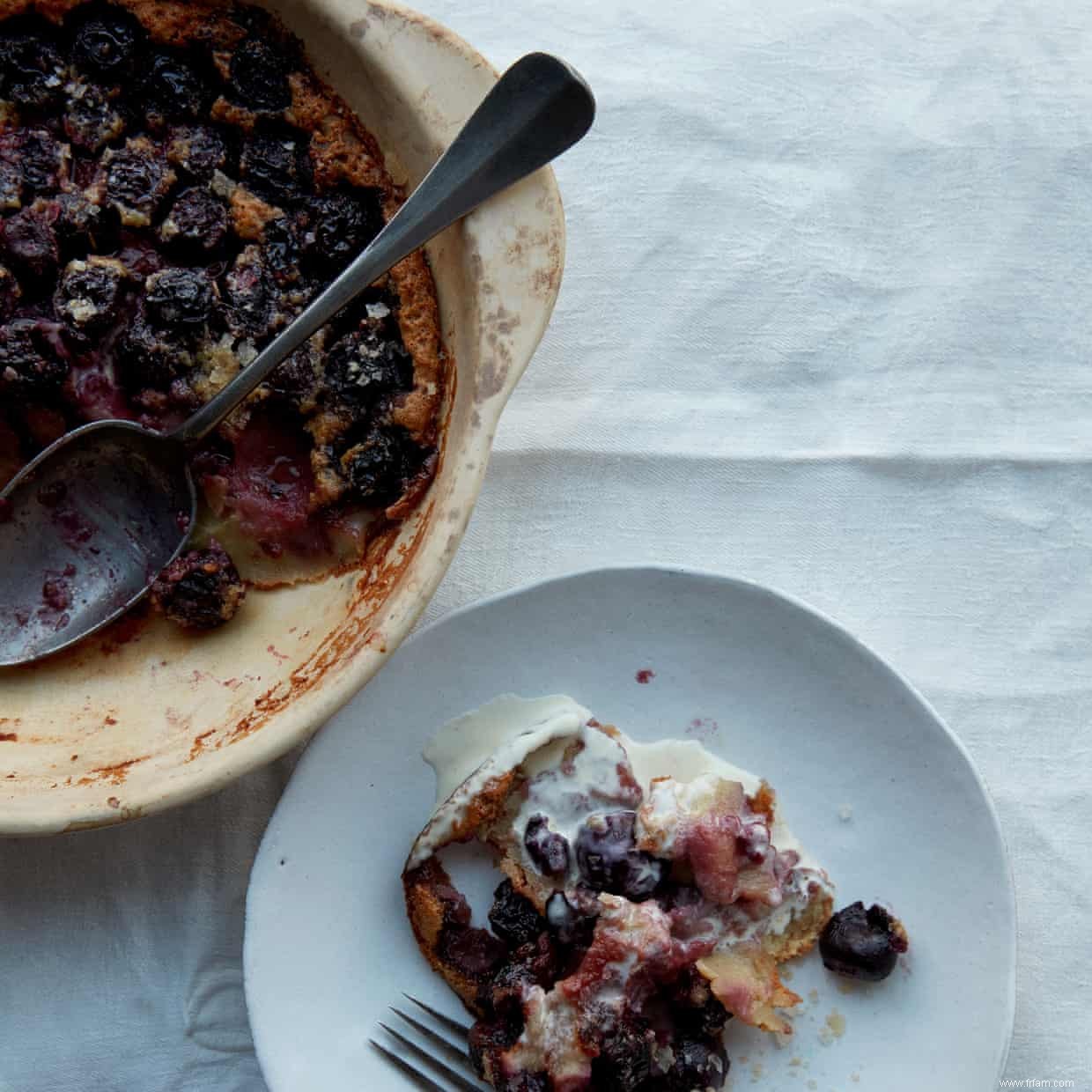 Glace instantanée et clafoutis aux cerises :les recettes de fruits surgelés d Anna Jones 